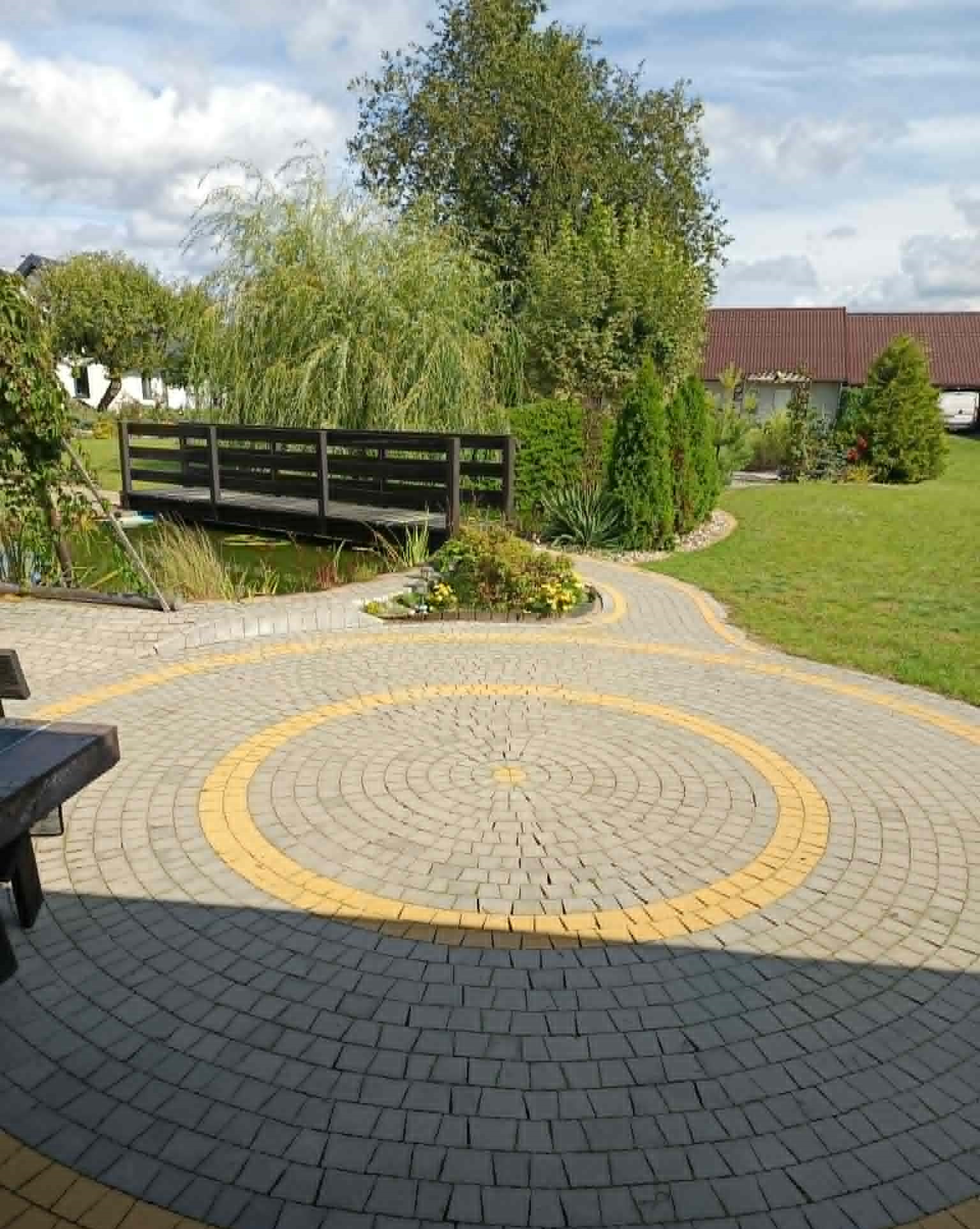 Ogród — ozdobny bruk
